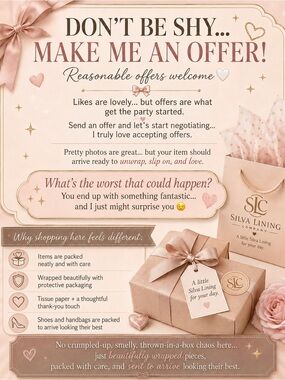 Make Me An Offer! @SilvaLiningCo - See Description Details 🩷